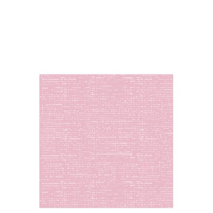 Lote de 12 servilletas de papel con aspecto de tela en color rosa claro de 20x20