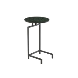 Table d'appoint en marbre vert 41x41x67 cm