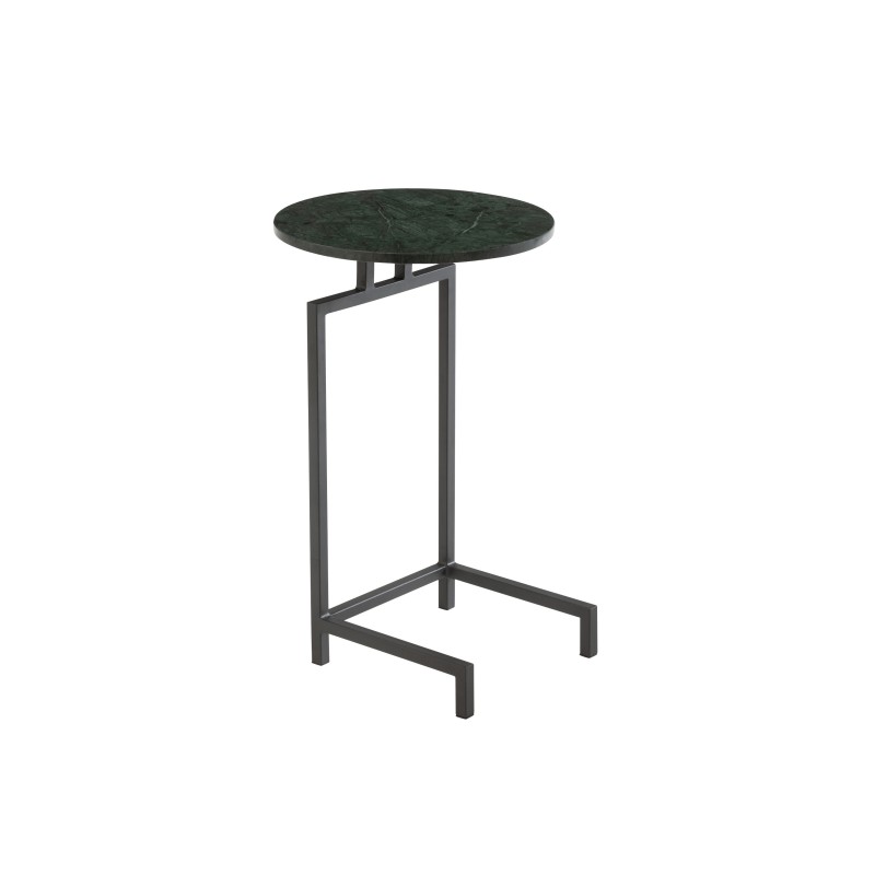 Table d'appoint en marbre vert 41x41x67 cm