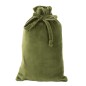 Sac de noël en textile vert 30x1x50 cm