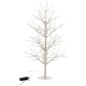 ARBRE NU + LED + PERLES METAL BLANC MEDIUM ARBRE NU + LED + PERLES METAL BLANC MEDIUM