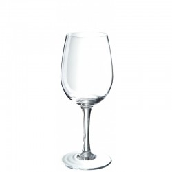 Verre à vin en verre transparent 7x7x17 cm