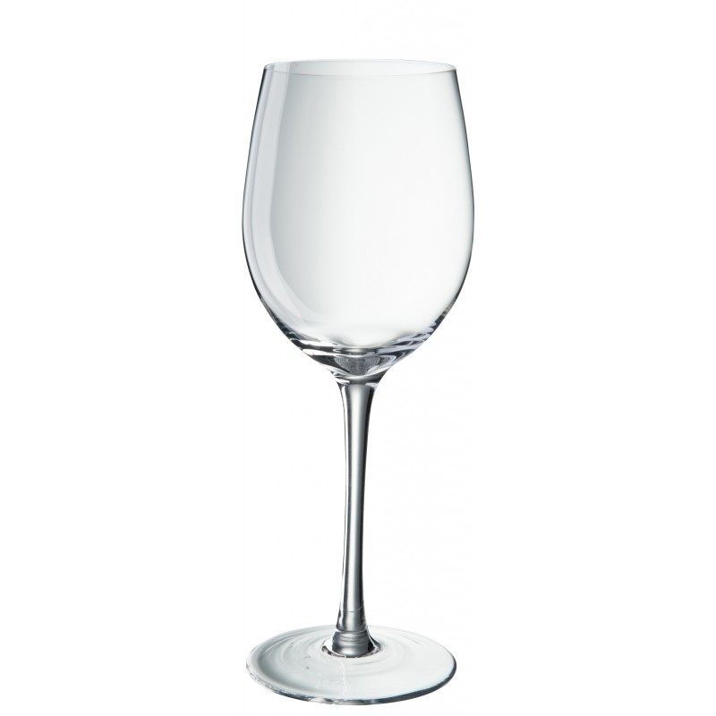 Verre à vin en verre transparent 9x9x23 cm