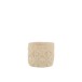 Cache-pot en ciment blanc 16x16x13 cm Cache-pot en ciment blanc 16x16x13 cm