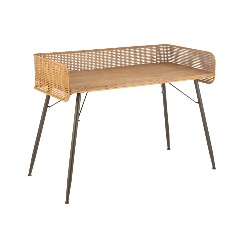 Console en bois en métal naturel 126x64x106 cm