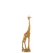 Girafe Resine Or H 45 cm