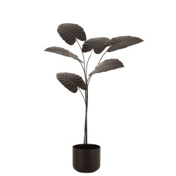 Plante décorative en métal marron 65x65x142 cm