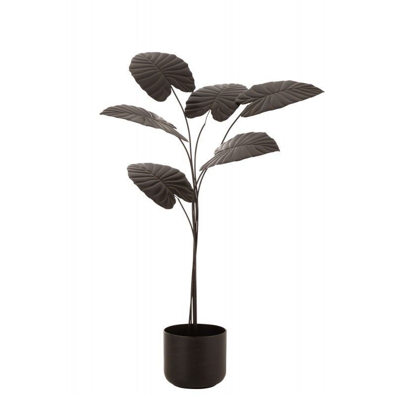 Plante décorative en métal marron 65x65x142 cm