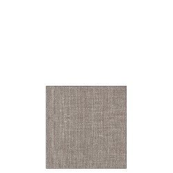 Lot de 20 serviettes effet lin en papier marron 12.5x12.5