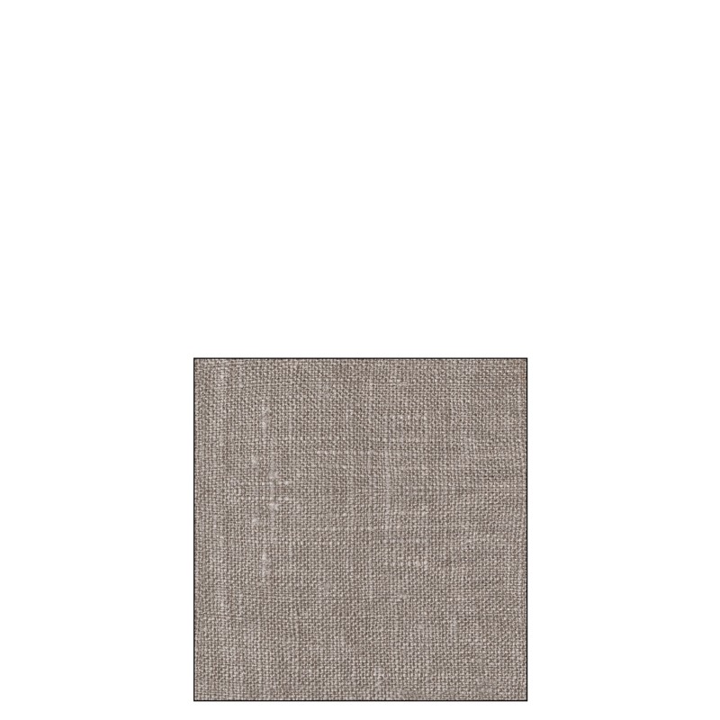 Lot de 20 serviettes effet lin en papier marron 12.5x12.5 Lot de 20 serviettes effet lin en papier marron 12.5x12.5