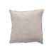 Coussin délavé en lin gris clair 45x45cm Coussin délavé en lin gris clair 45x45cm