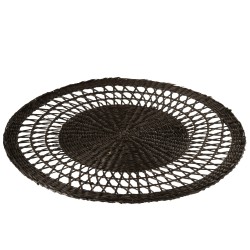 Dessous de plat en rotin marron D38.5cm