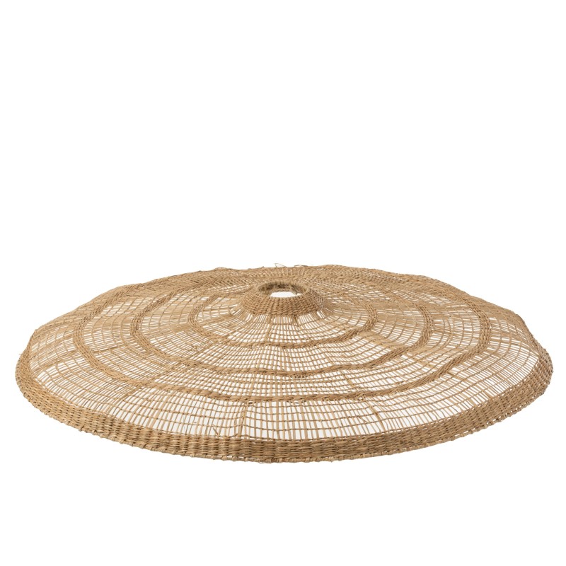 Abat-jour plat en bois Naturel 100x100x15,5cm