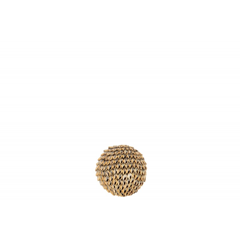 Boule en coquillages en Pierre naturel 8x8x8 cm