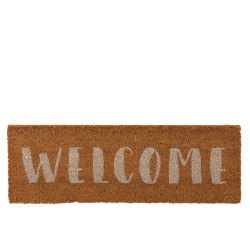 Paillasson long welcome long inscription blanc