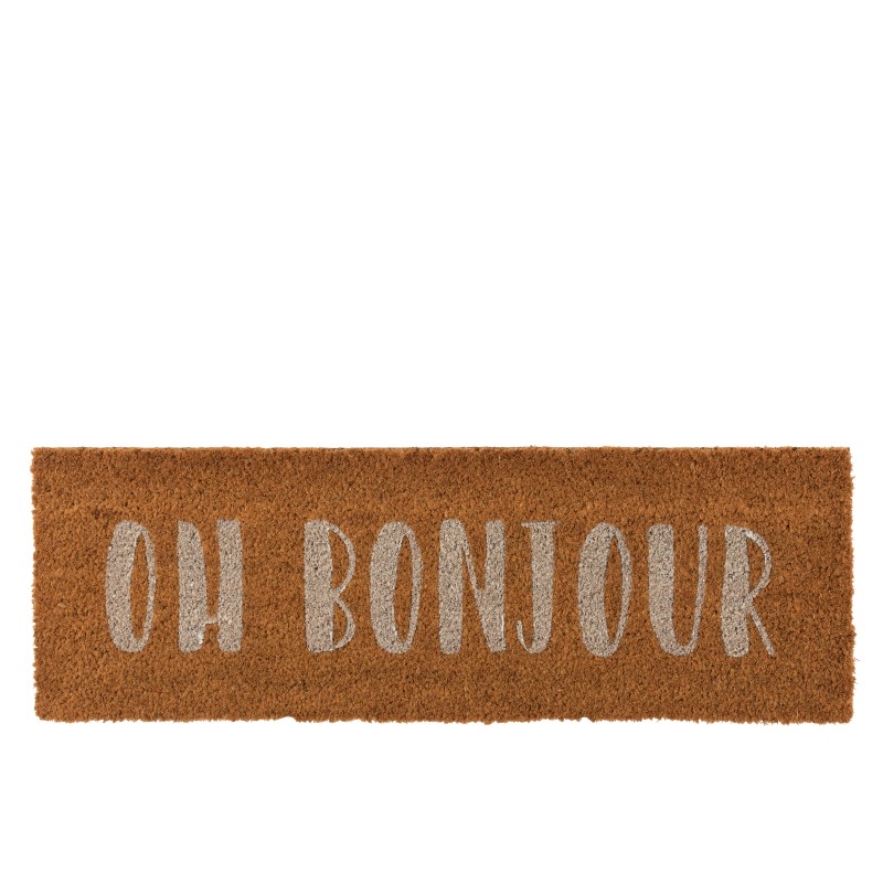 Paillasson long avec texte "OH BONJOUR"