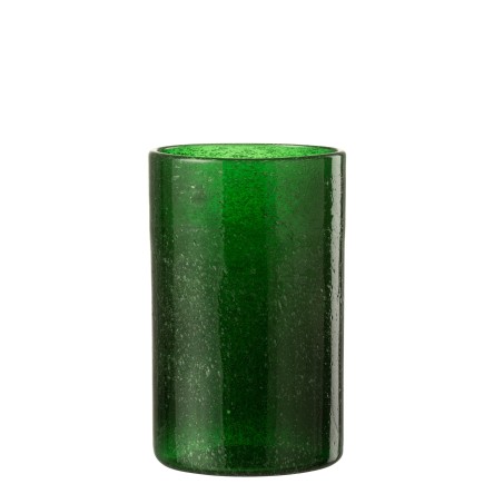 Verre vert 8x8x13 cm