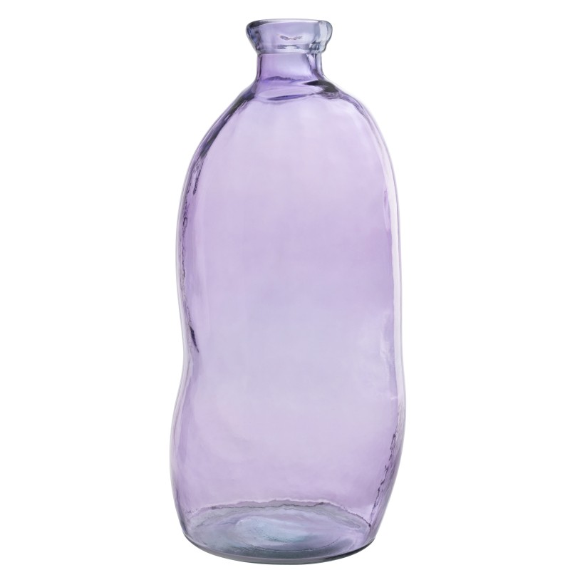 Vase dame jeanne en verre mauve 33x33x73 cm Vase dame jeanne en verre mauve 33x33x73 cm