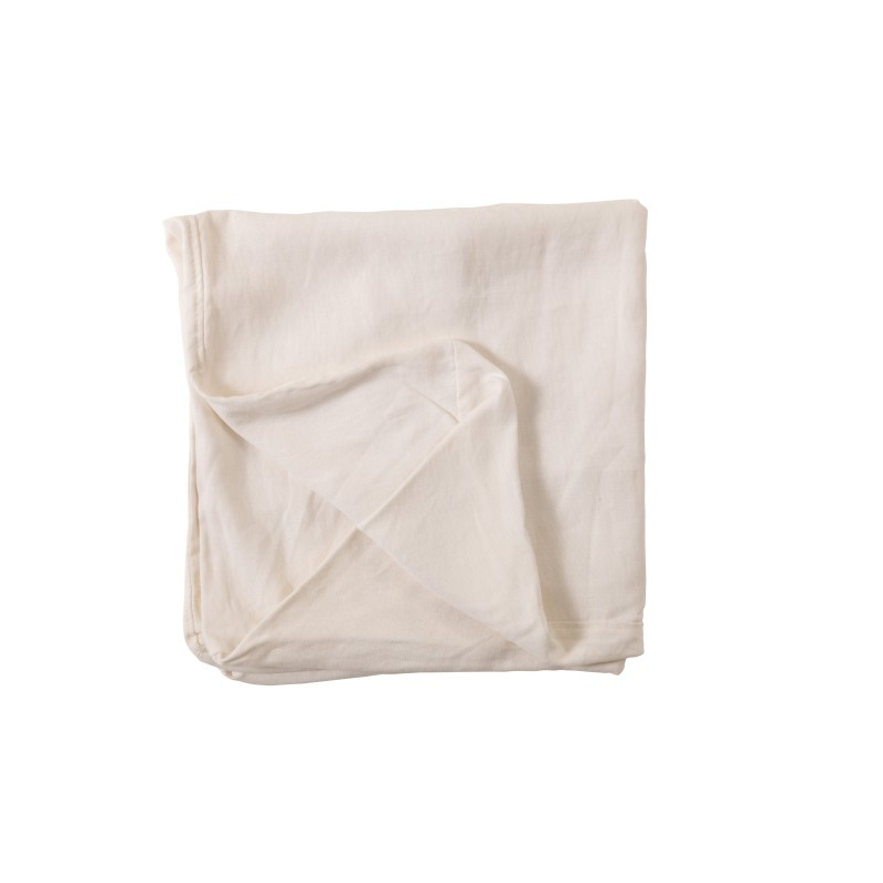 Housse pour pouf monaco en lin blanc 105x105x49cm Housse pour pouf monaco en lin blanc 105x105x49cm