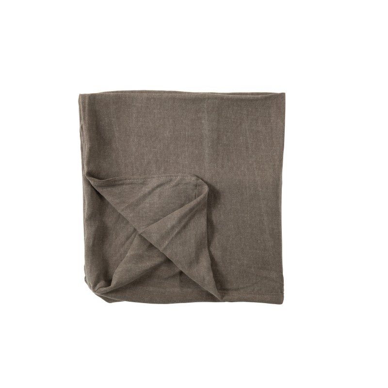 HOUSSE POUR POUF MONACO LIN TAUPE DESERT