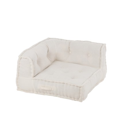 COUSSIN SIEGE ANGLE COTON BLANC