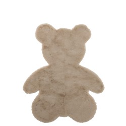 Tapis enfant en textile beige 103x82x1.5 cm