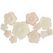 Décoration murale fleurs en métal rose et blanc 103x61x4.5 cm Décoration murale fleurs en métal rose et blanc 103x61x4.5 cm