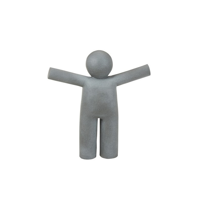 Figurita P'tit Maurice de cemento gris 79x20x92 cm Figurita P'tit Maurice de cemento gris 79x20x92 cm