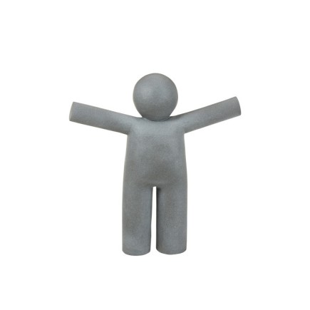 Figurita P'tit Maurice de cemento gris 79x20x92 cm