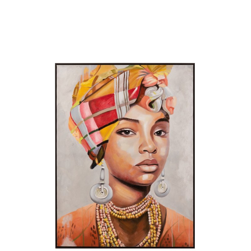 Peinture en toile multicouleur 92x122.5x4.5 cm