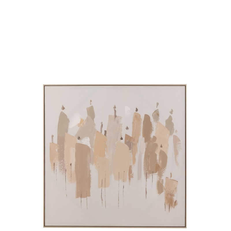 Cadre de peinture abstraite moderne, décoration murale de style bohème, grande toile, œuvre d'art, décoration murale, 40,6 x 60,9 cm | Leroy Merlin