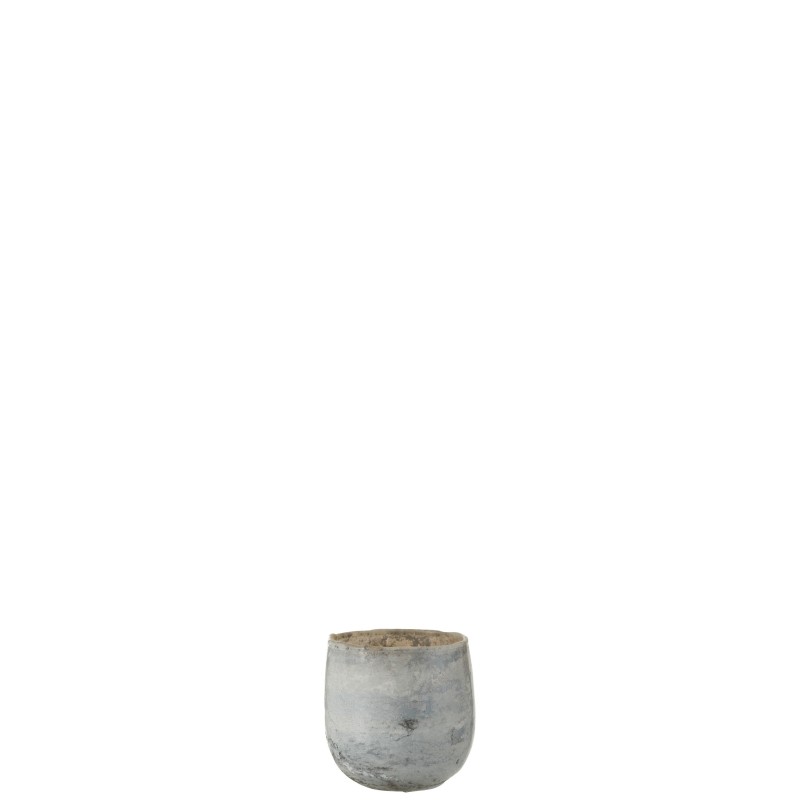PHOTOPHORE LEA VERRE GRIS