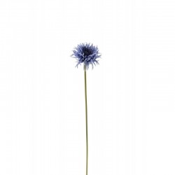 Fleur artificielle gerbera en plastique bleu 59cm