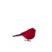 OISEAU AVEC CLIP POLYFOAM/PLUMES ROUGE FONCE SMALL OISEAU AVEC CLIP POLYFOAM/PLUMES ROUGE FONCE SMALL