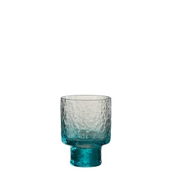 Verre à liqueur degradé bleu 10x7x7 cm