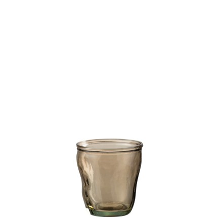 Verre de table en verre marron 9x9x9 cm