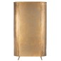 Armoire 2 portes sur pieds en métal et verre antique H183cm Armoire 2 portes sur pieds en métal et verre antique H183cm