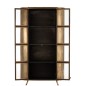 Armoire 2 portes sur pieds en métal et verre antique H183cm Armoire 2 portes sur pieds en métal et verre antique H183cm