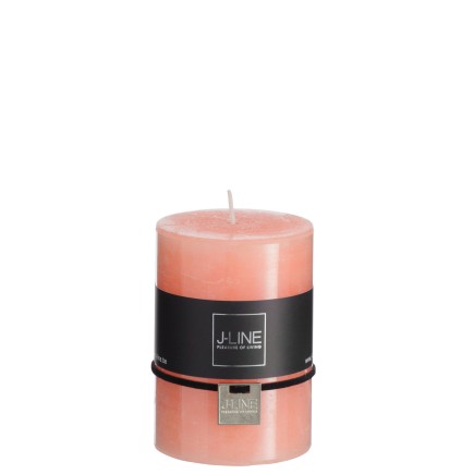 BOUGIE CYLIND SAUMON CLM 48H
