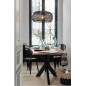 Abat-jour en bois noir 53x53x32 cm Abat-jour en bois noir 53x53x32 cm