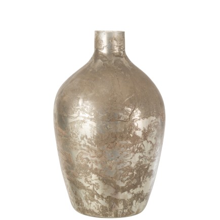 VASE STORM HAUT VERRE GRIS