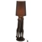 Lampe avec couple en résine noir 36x36x155cm