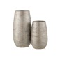 VASE IRREGULIER RUGUEUX CERAMIQUE ARGENT LARGE VASE IRREGULIER RUGUEUX CERAMIQUE ARGENT LARGE