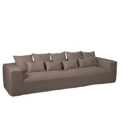 HOUSSE POUR FAUTEUIL+ 9COUSSINS MONACO LIN XL TAUPE DESERT