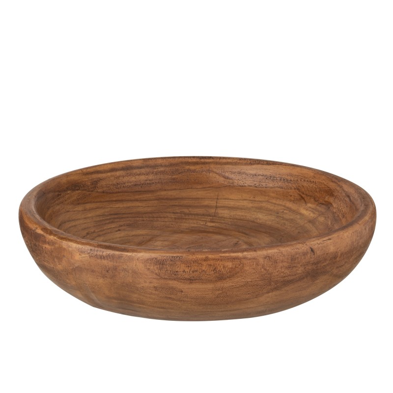 Plato de madera de paulownia marrón 48 x 48 x 12 cm Plato de madera de paulownia marrón 48 x 48 x 12 cm