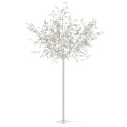 Arbre lumineux branche et feuilles pailletées led 250cm