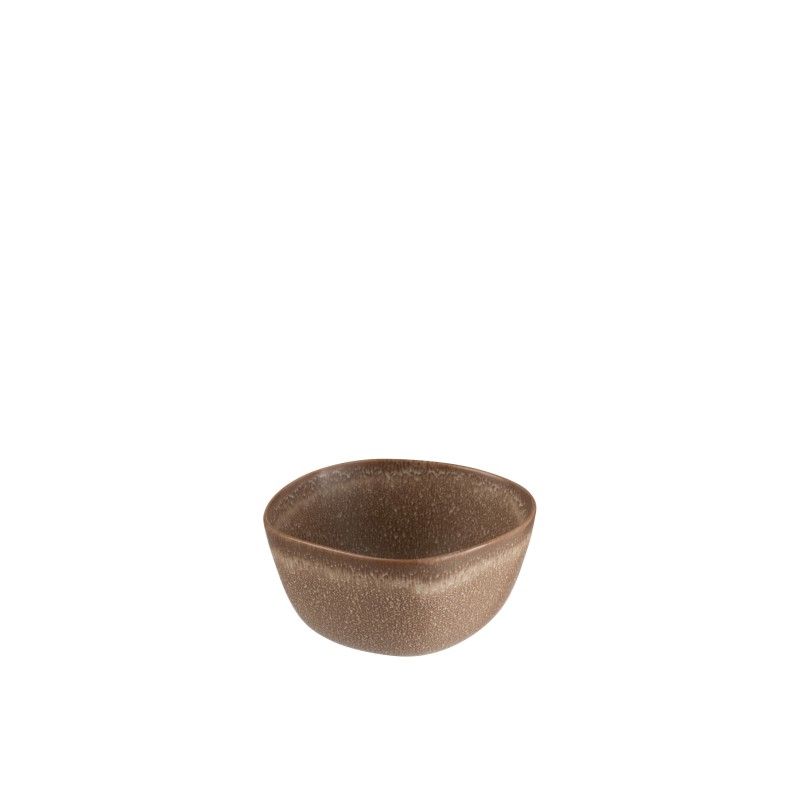 Bol en céramique marron D12cm