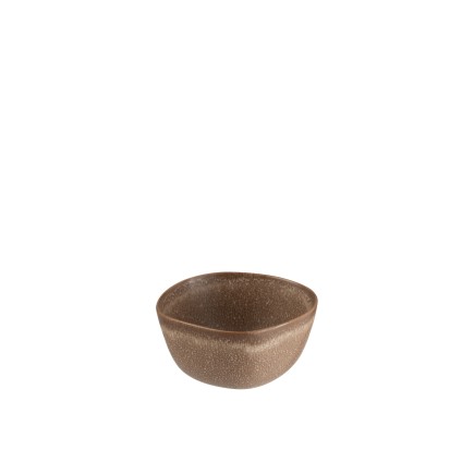 Bol en céramique marron D12cm