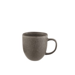 Tasse en céramique marron H10cm