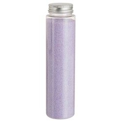 Sable décoratif 600g mauve 5.4x5.4x21 cm